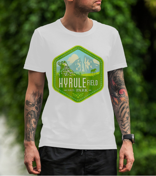 Hiking Wanderlust Hyrule Field National Park T-Shirt