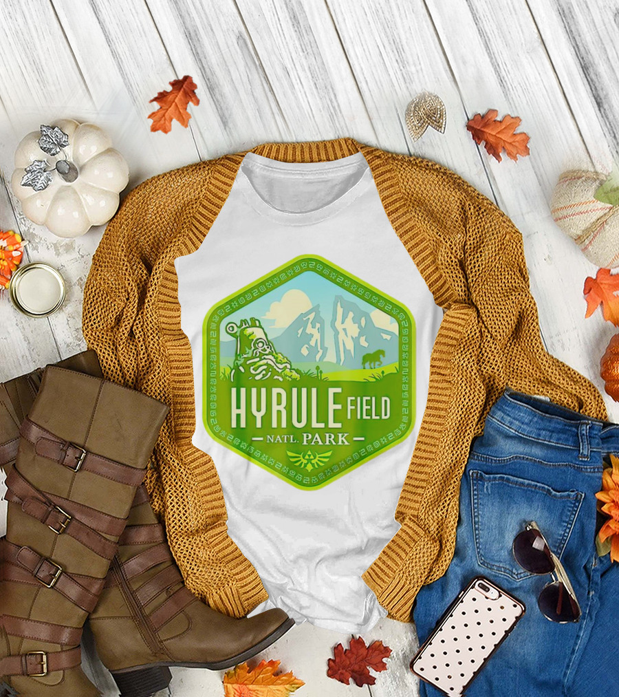 Hiking Wanderlust Hyrule Field National Park T-Shirt