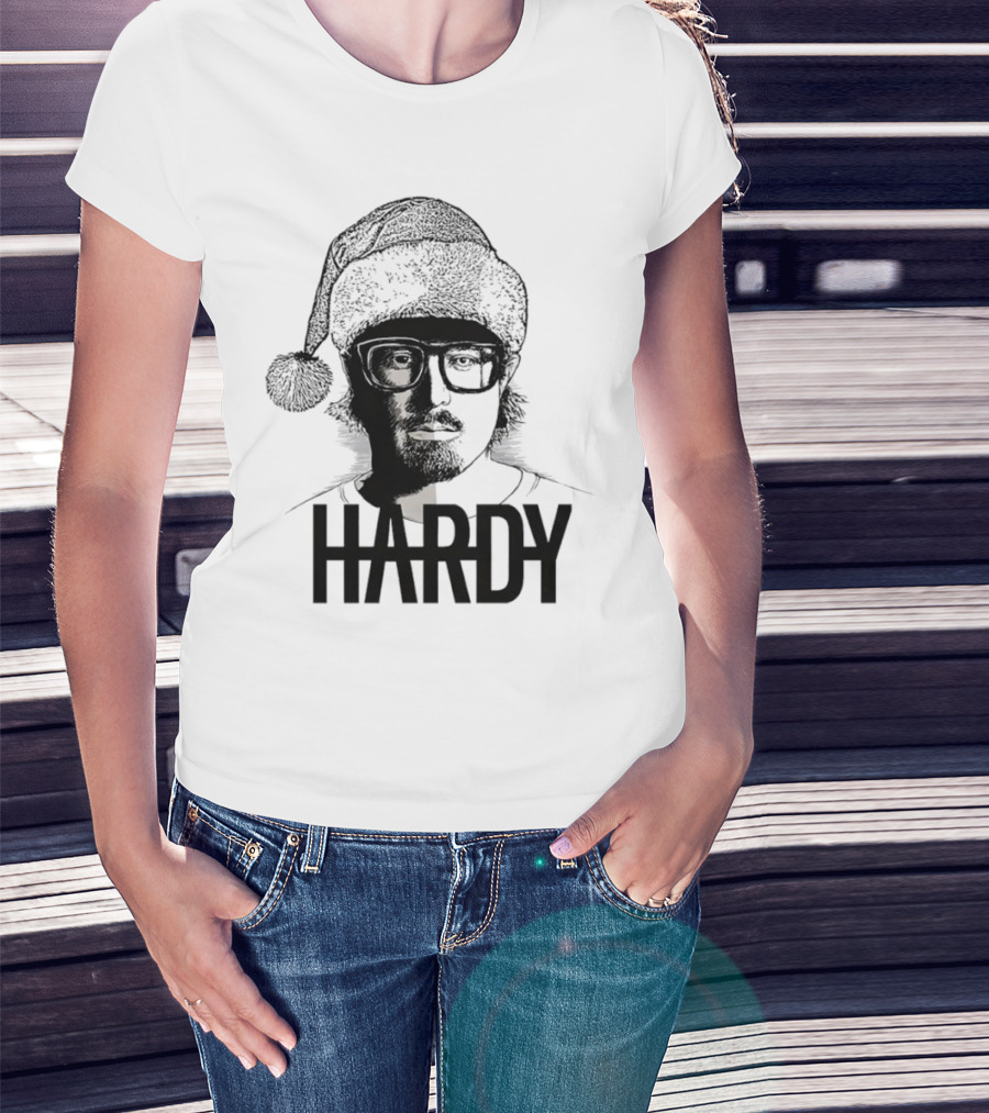 HARDY Santa Hat Christmas T-Shirt