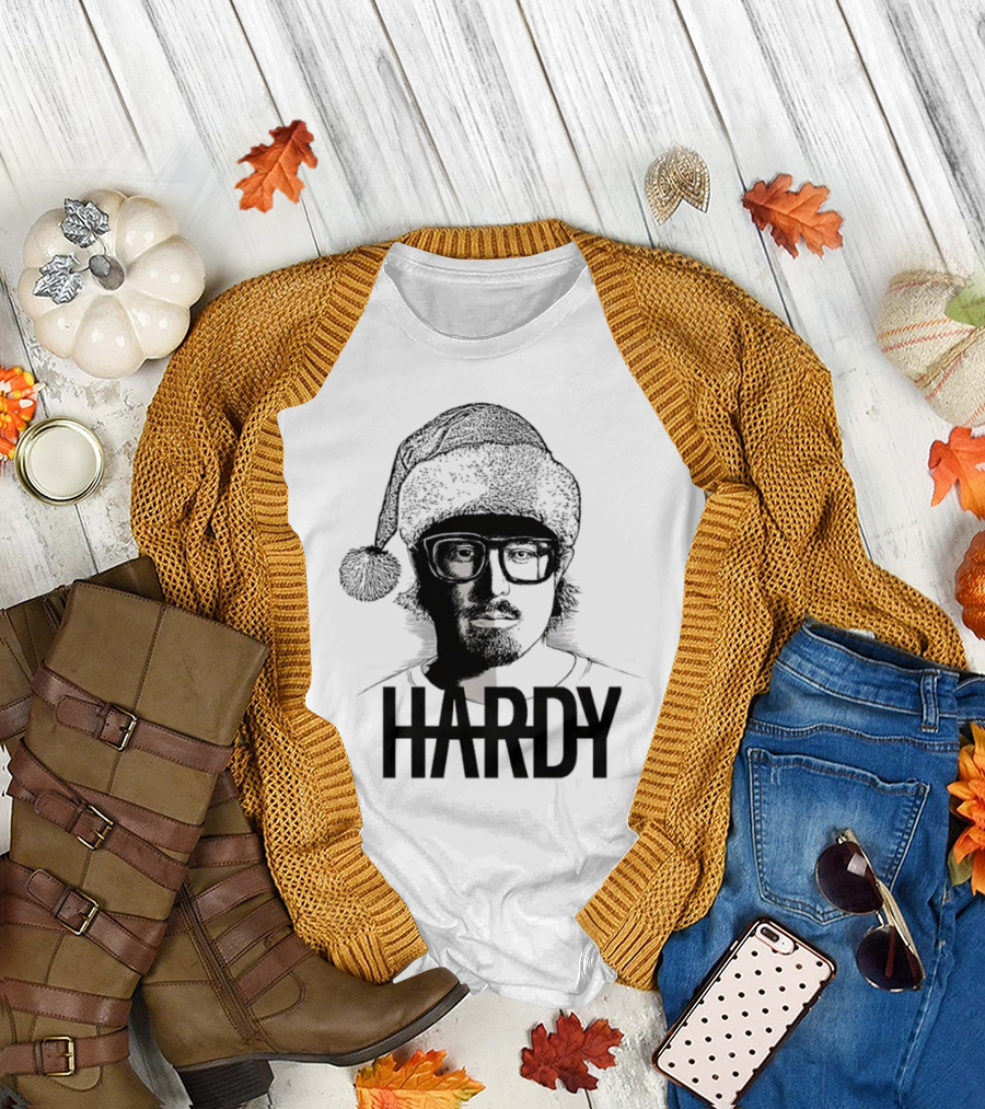 HARDY Santa Hat Christmas T-Shirt