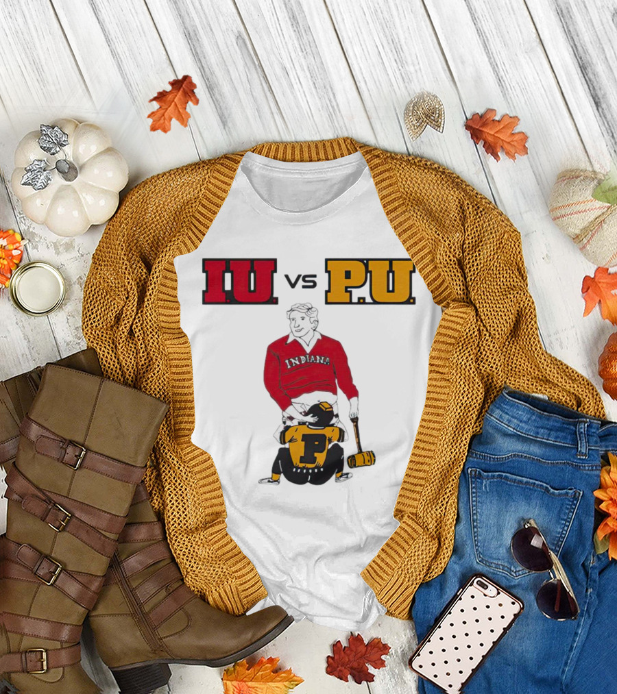 IU vs PU Indiana Adults Joke Rivalry T-Shirt