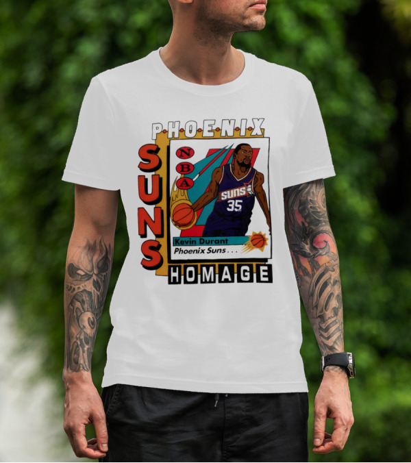 Kevin Durant Phoenix Suns NBA SkyBox Homage T-Shirt