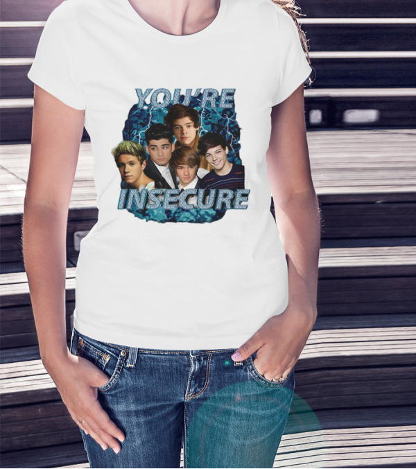 One Direction You're Insecure Lightning Band Members Collage T-Shirt