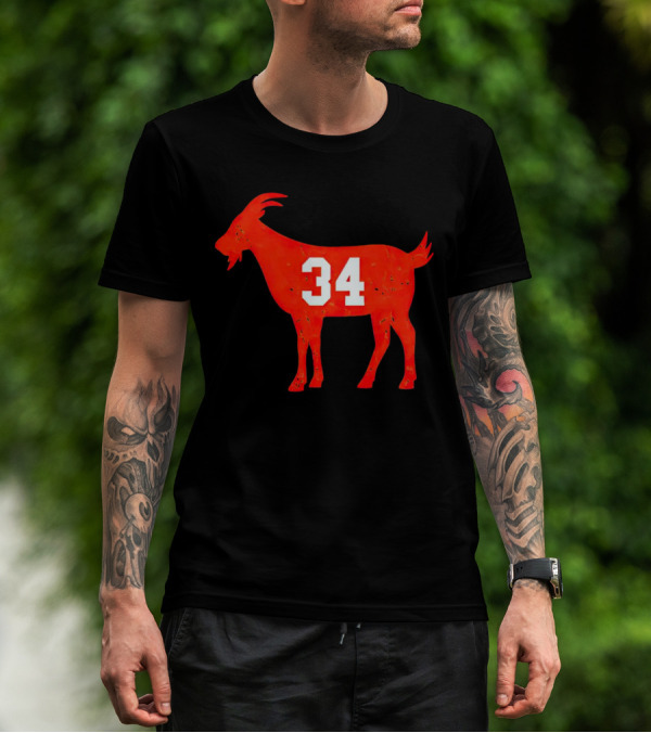 Walter Payton 34 Chicago Bears GOAT T-Shirt