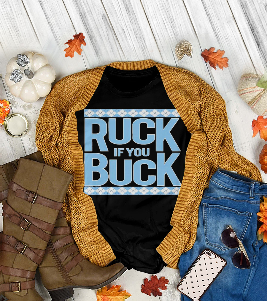 North Carolina Tar Heels Kaimon Rucker Ruck If You Buck Argyle T-Shirt