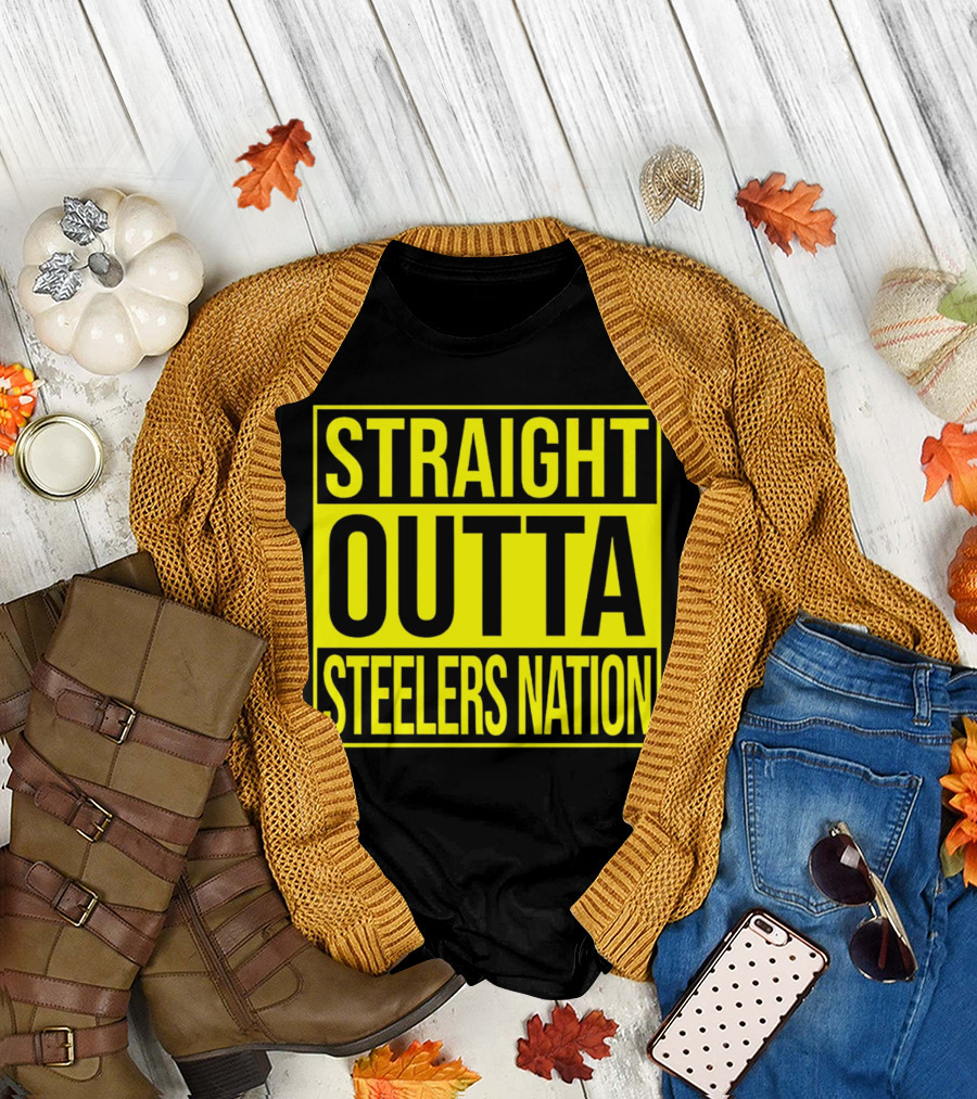 Straight Outta Steelers Nation T-Shirt