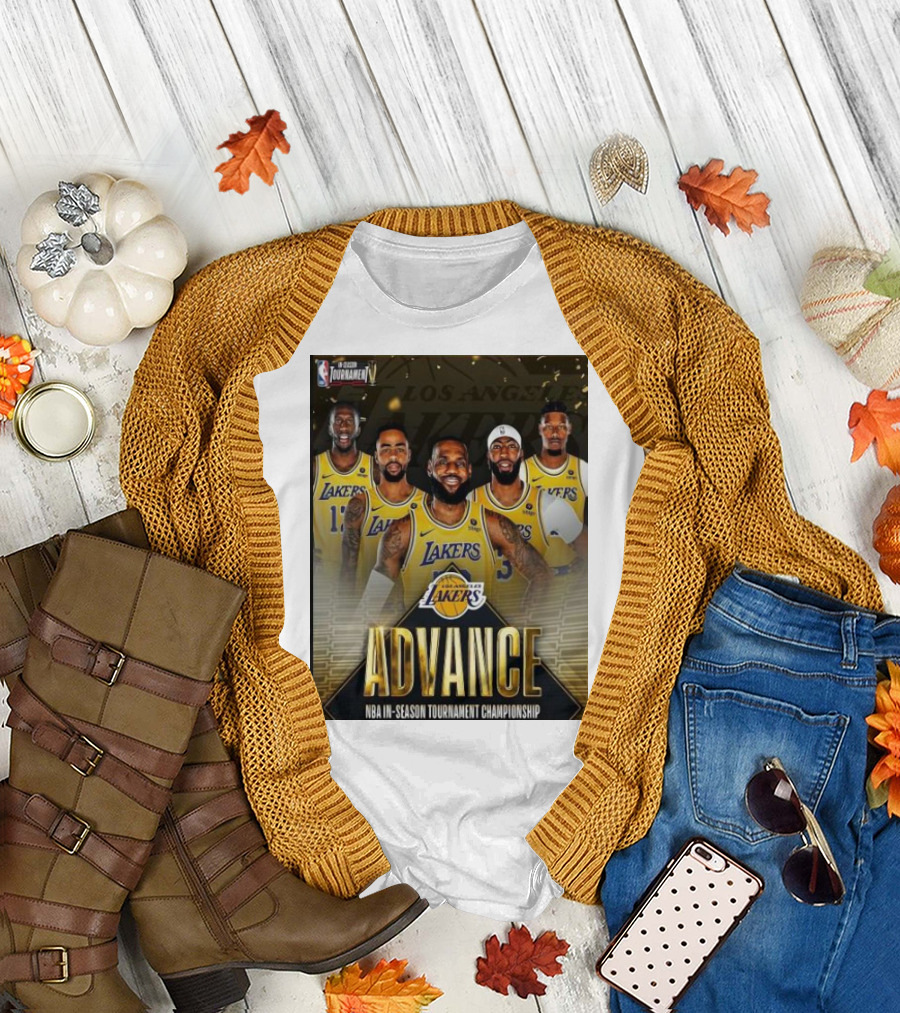 Los Angeles Lakers Advance NBA In-Season Tournament Championship T-Shirt