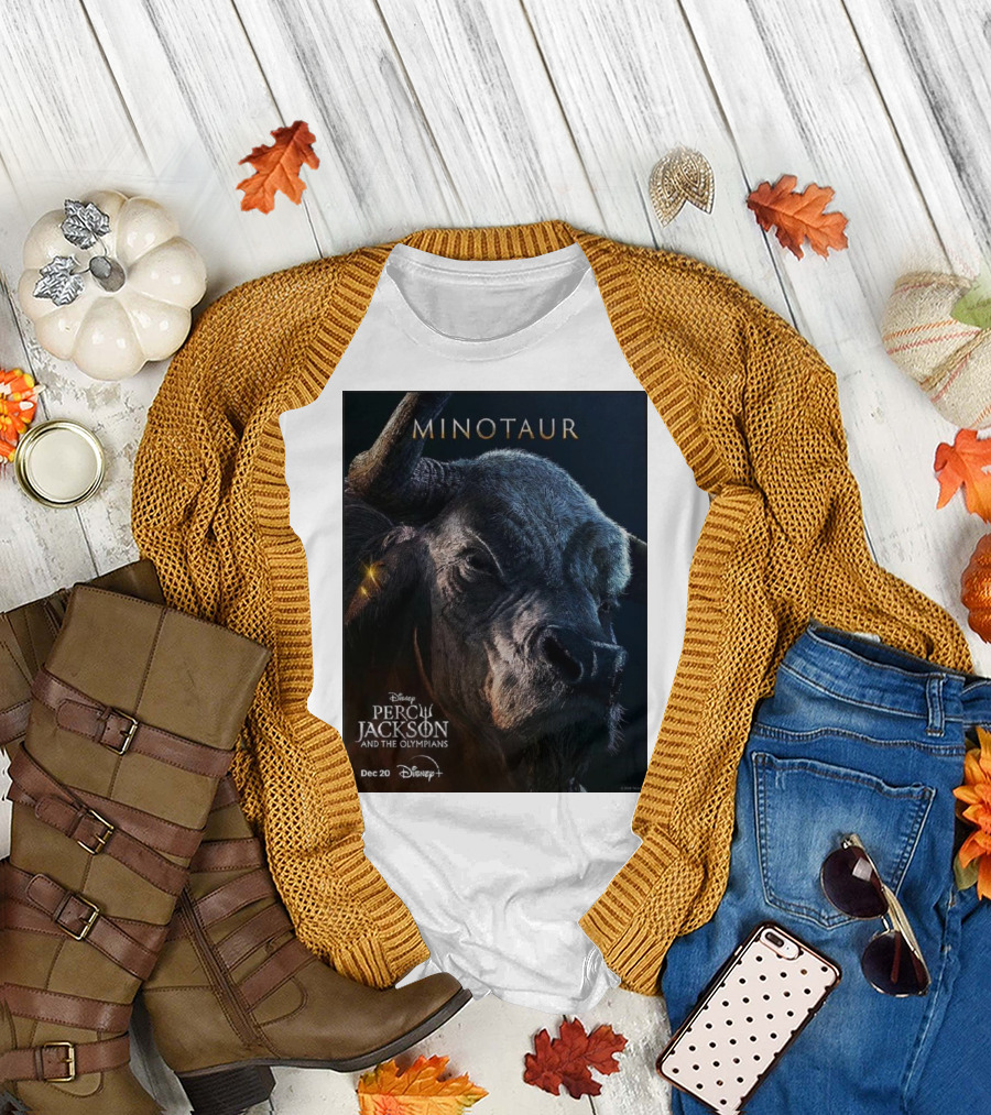 Minotaur Disney Percy Jackson And The Olympians Dec 20 Disney+ T-Shirt