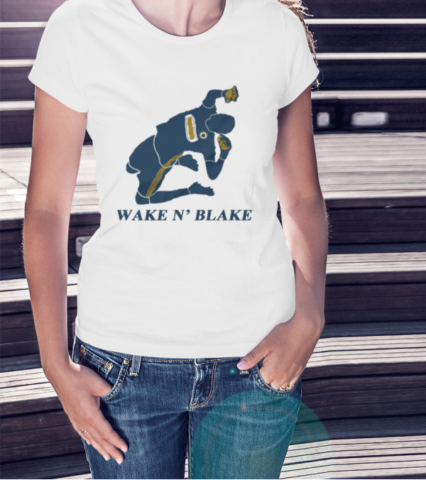 WAKE N' BLAKE Sports Jogging Exercise T-Shirt