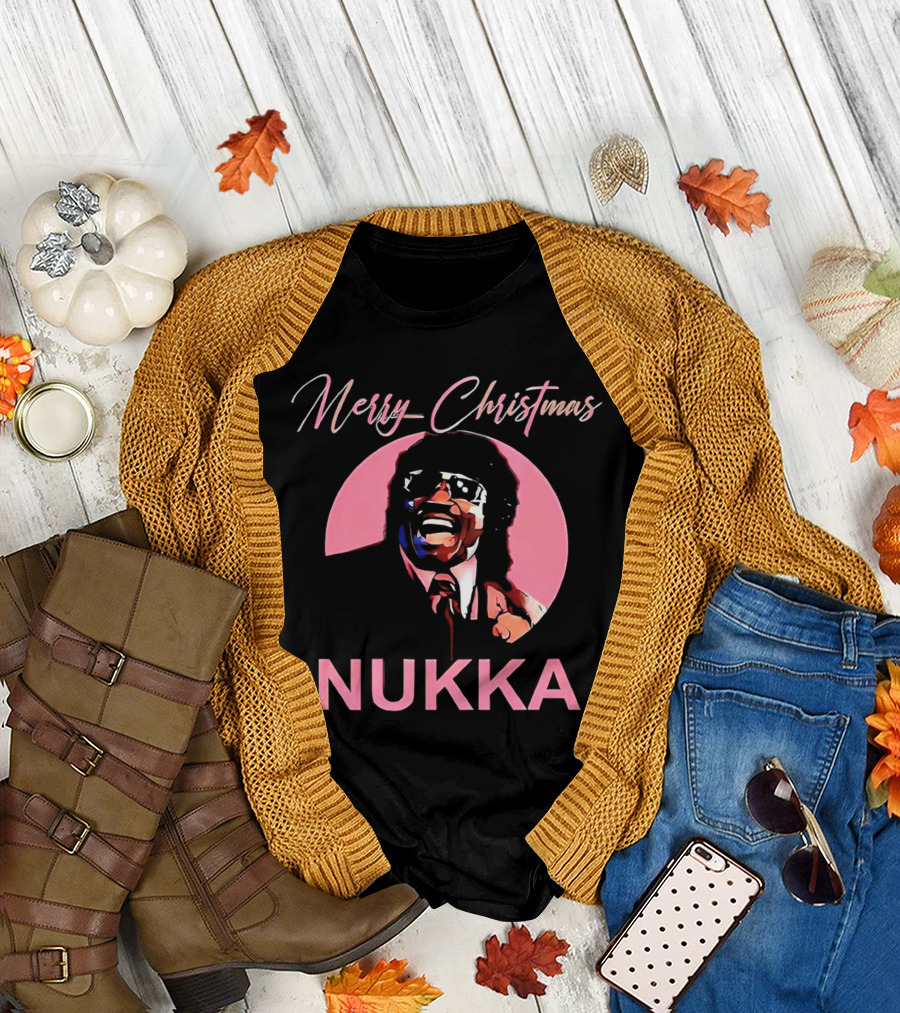 Merry Christmas Nukka Retro Holiday T-Shirt