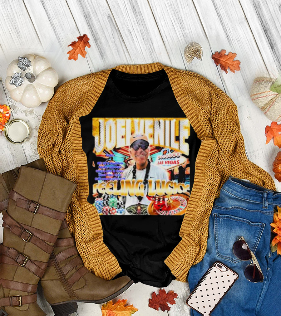 JOELVENILE FEELING LUCKY LAS VEGAS CASINO ROULETTE T-Shirt