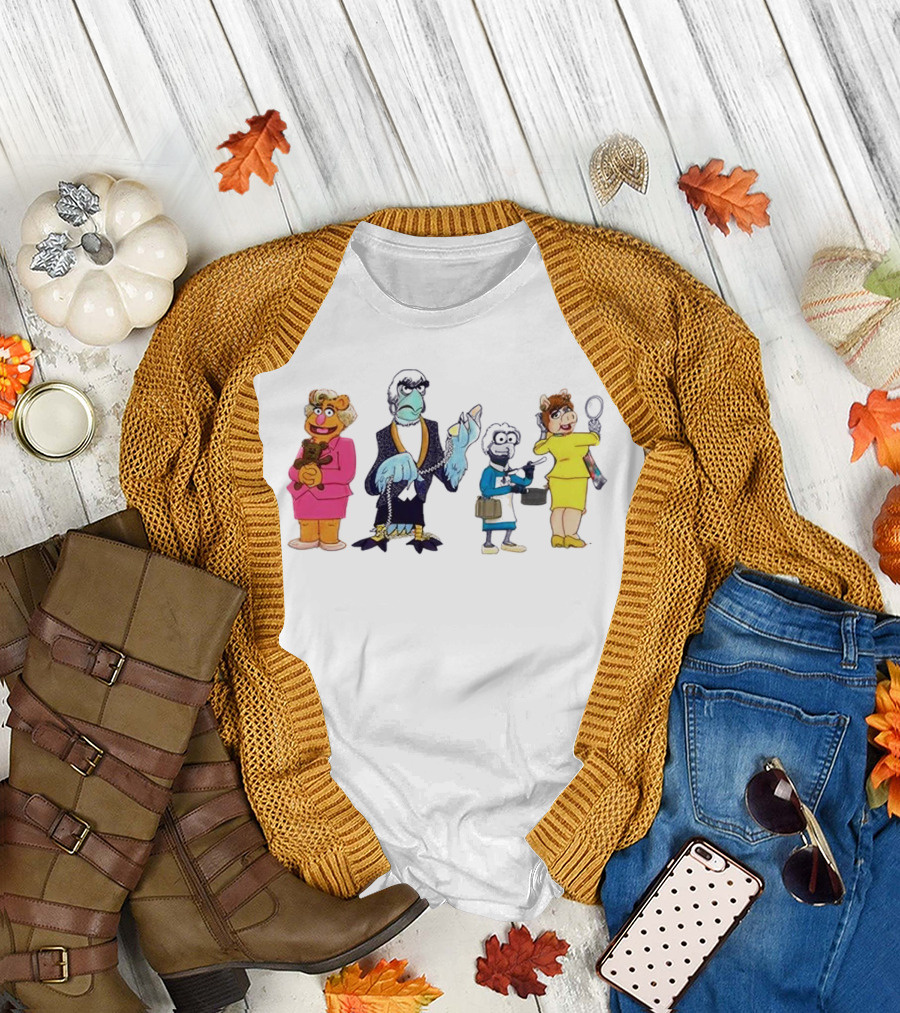 Golden Girls Muppets Characters Mashup T-Shirt