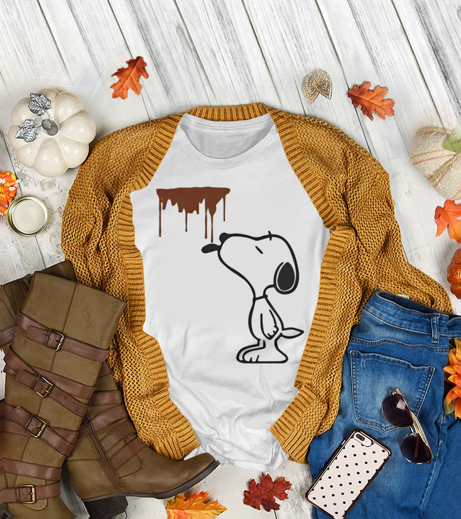 Snoopy Enjoys Dripping Coffee T-Shirt