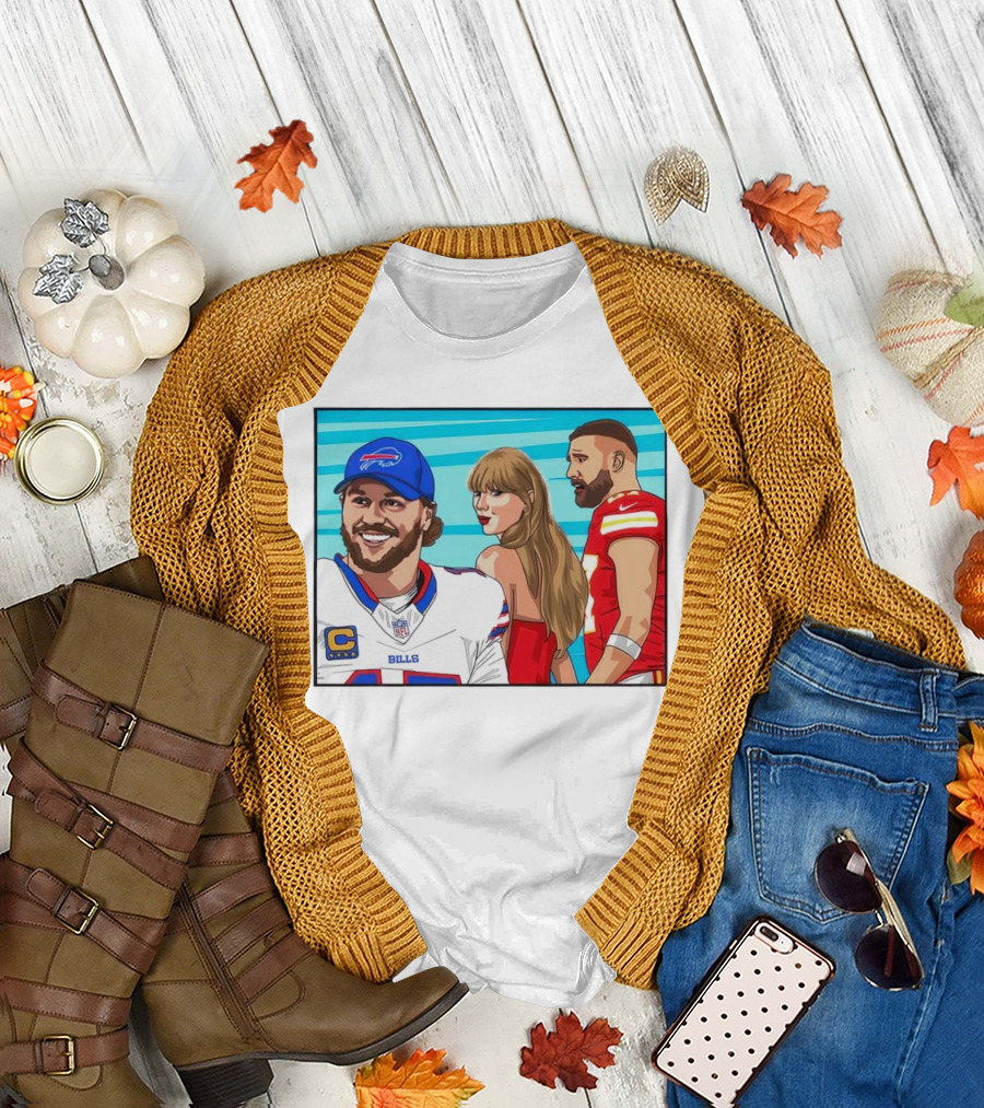 Buffalo Bills vs. Kansas City Chiefs Distracted Girlfriend Meme T-Shirt
