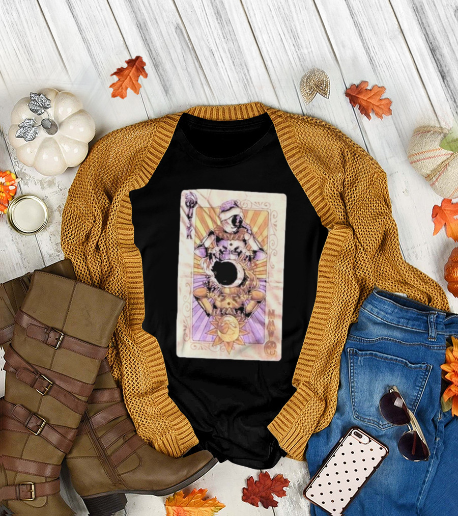 Five Nights At Freddy’s Security Breach Sun and Moon Tarot Card T-Shirt