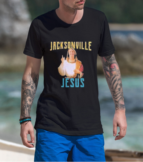 Jacksonville Jesus Iconic Concept With Humor And Nostalgia T-Shirt