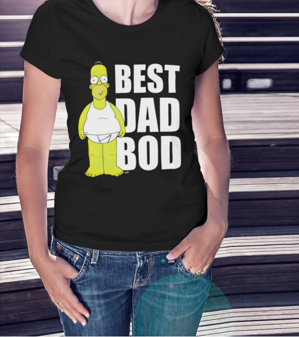 Homer Simpson Best Dad Bod The Simpsons T-Shirt