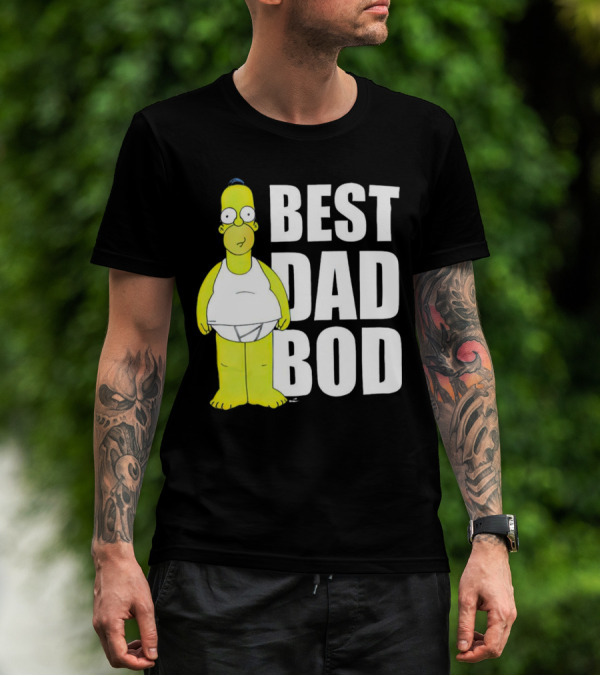 Homer Simpson Best Dad Bod The Simpsons T-Shirt