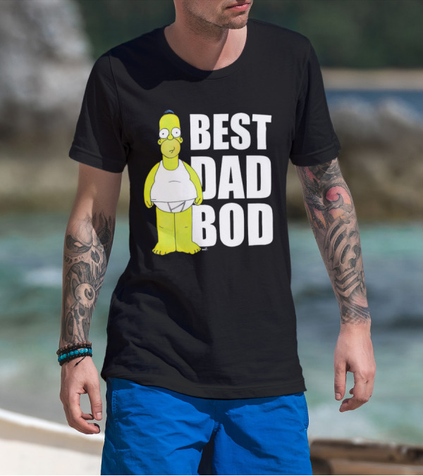 Homer Simpson Best Dad Bod The Simpsons T-Shirt