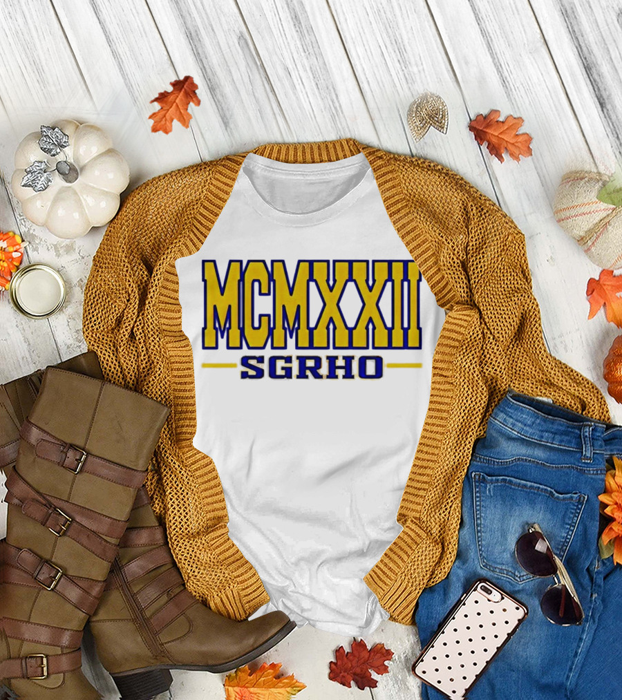 MCMXXII SGRHO Sigma Gamma Rho Sorority Founding Year T-Shirt