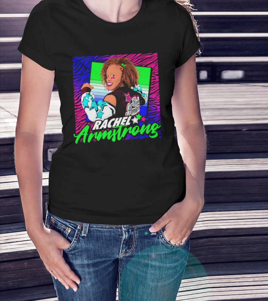 Rachel Armstrong Star Stripes Vibrant T-Shirt