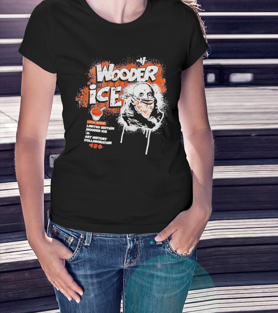 Wooder Ice Local Scoop Art History Collaboration T-Shirt