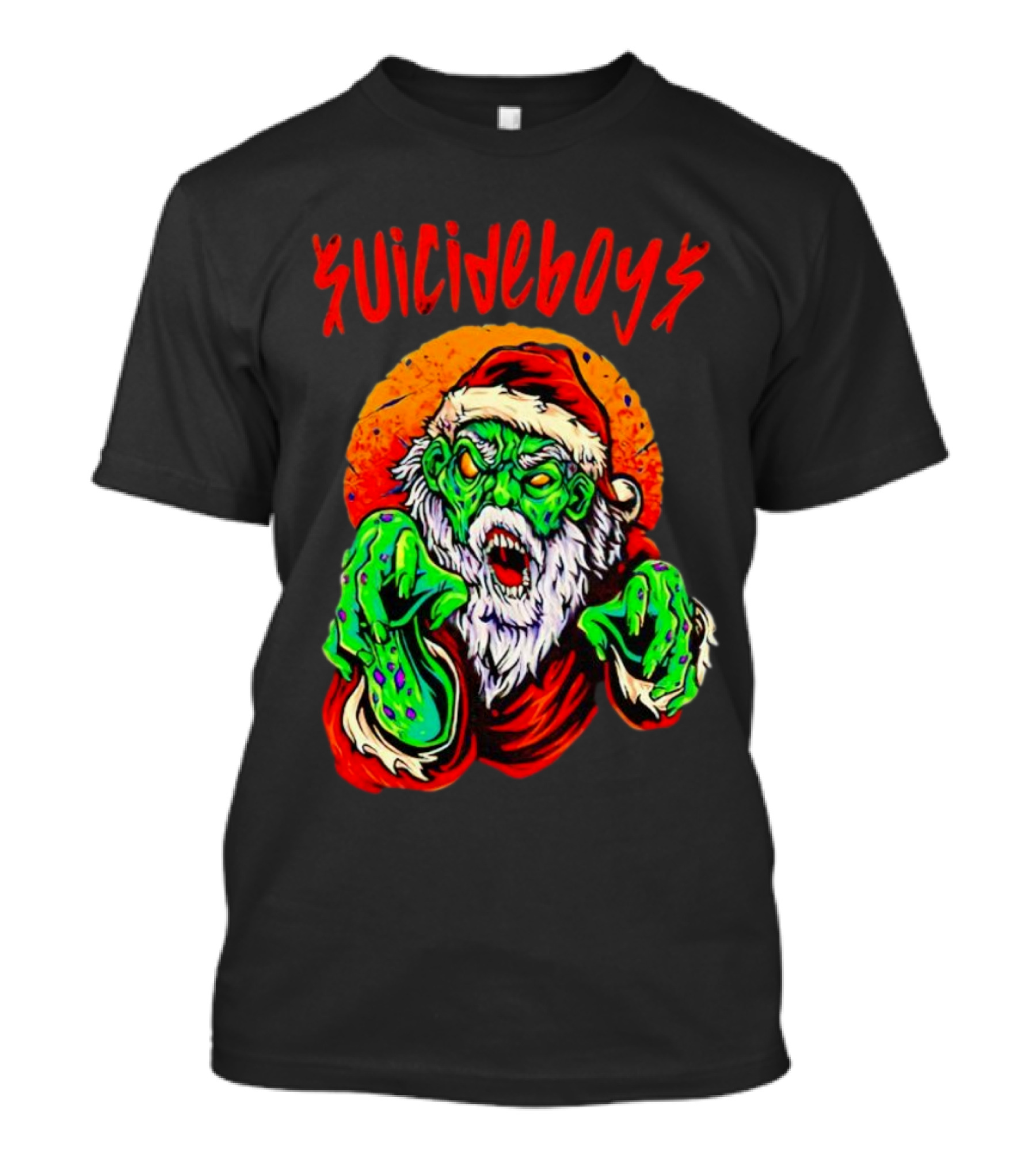 Suicideboys Zombie Santa Christmas Horror T-Shirt