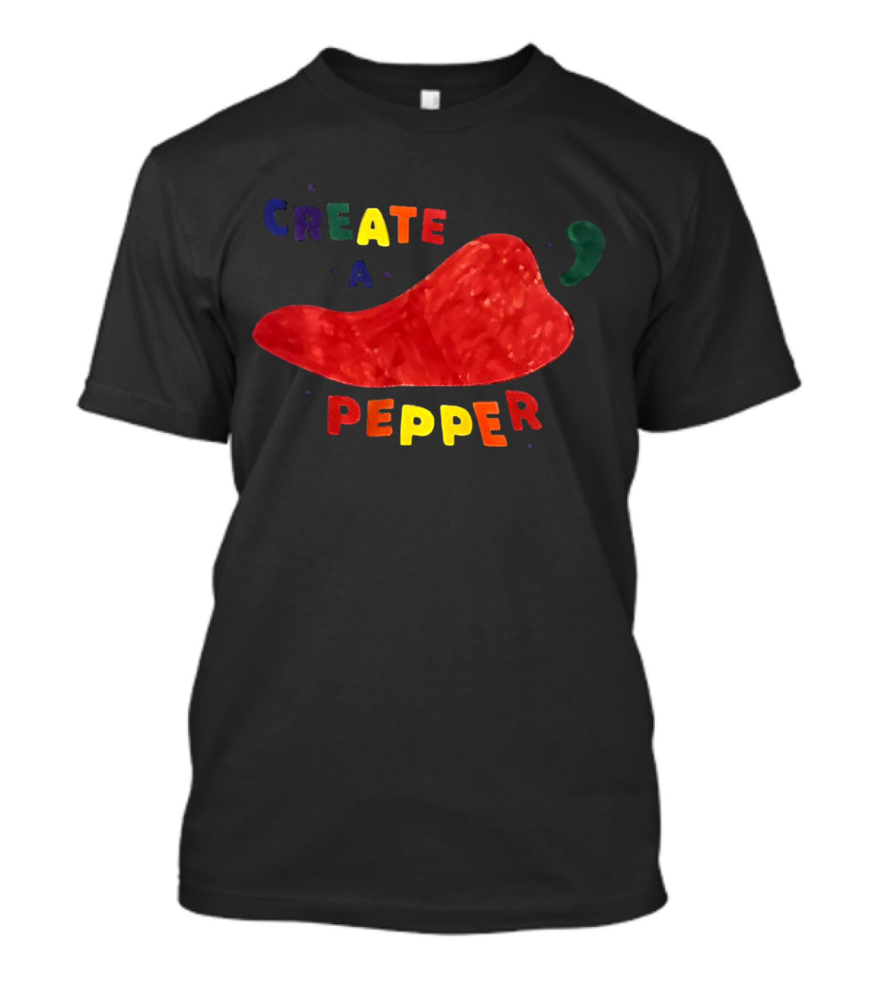 CREATE A PEPPER RED CHILI PEPPER T-Shirt