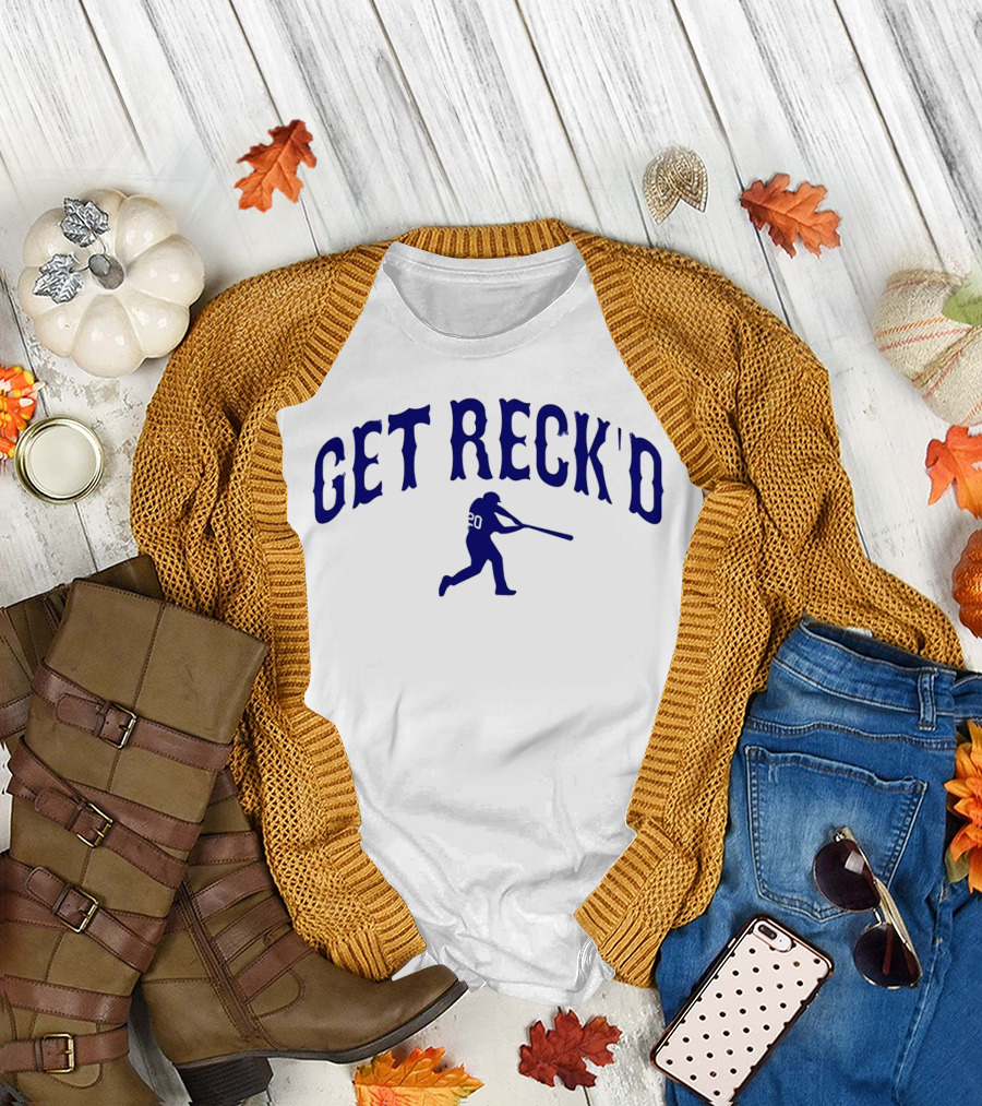 Get Reck'd Baseball 20 Autograph Player Swing T-Shirt