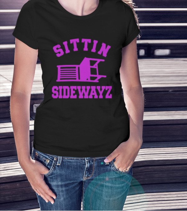 Sittin’ Sidewayz Purple Chair T-Shirt