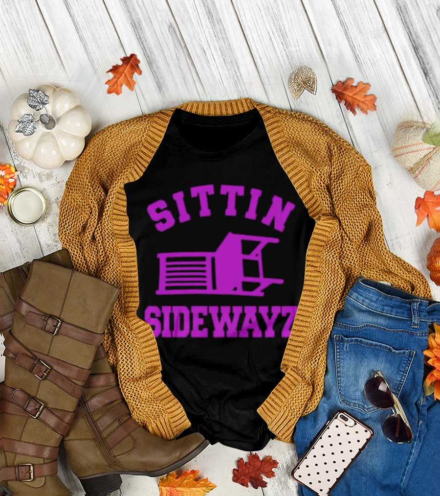 Sittin’ Sidewayz Purple Chair T-Shirt