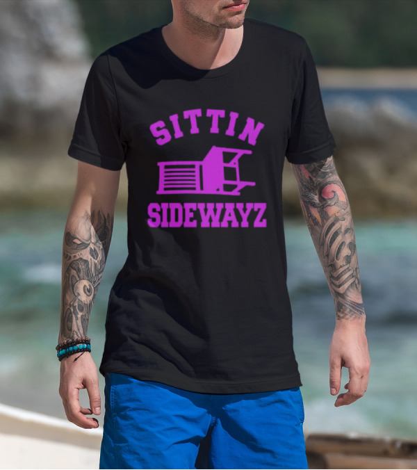 Sittin’ Sidewayz Purple Chair T-Shirt