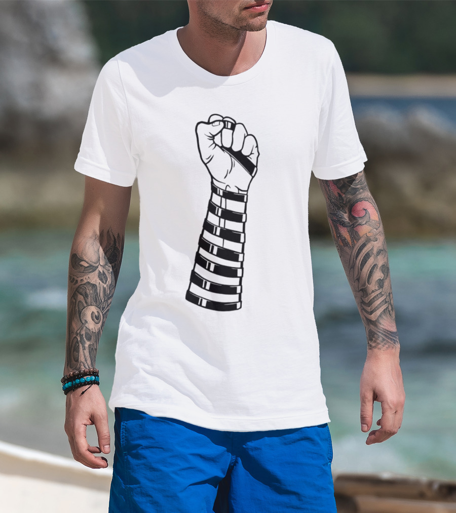 Strapped Fist With Black Bands Iconic T-Shirt