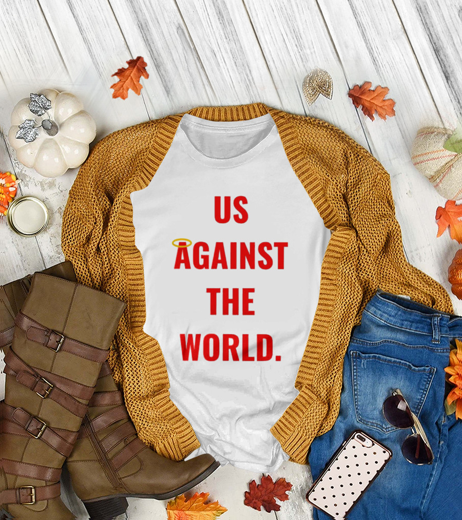 Us Against The World Angel Halo T-Shirt