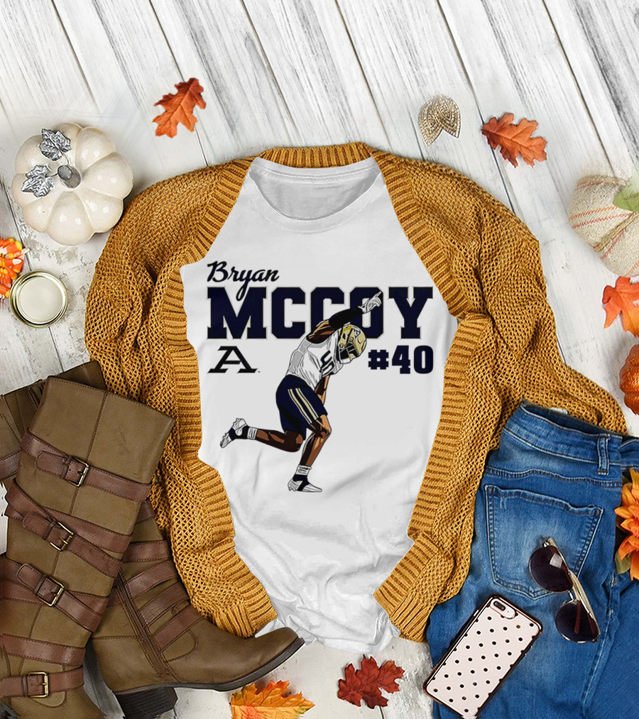 Bryan McCoy Akron Zips #40 NCAA Football T-Shirt