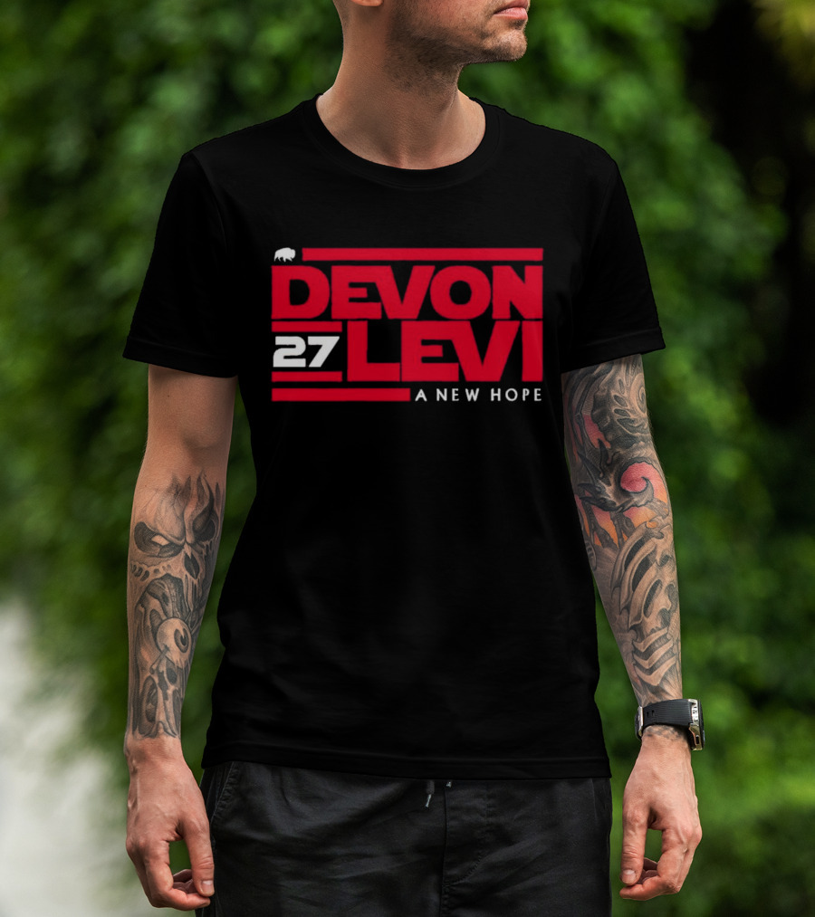 Devon Levi 27 A New Hope Buffalo Sabres NHL T-Shirt