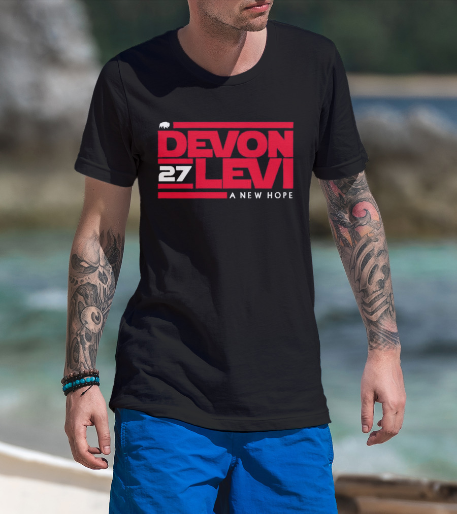 Devon Levi 27 A New Hope Buffalo Sabres NHL T-Shirt