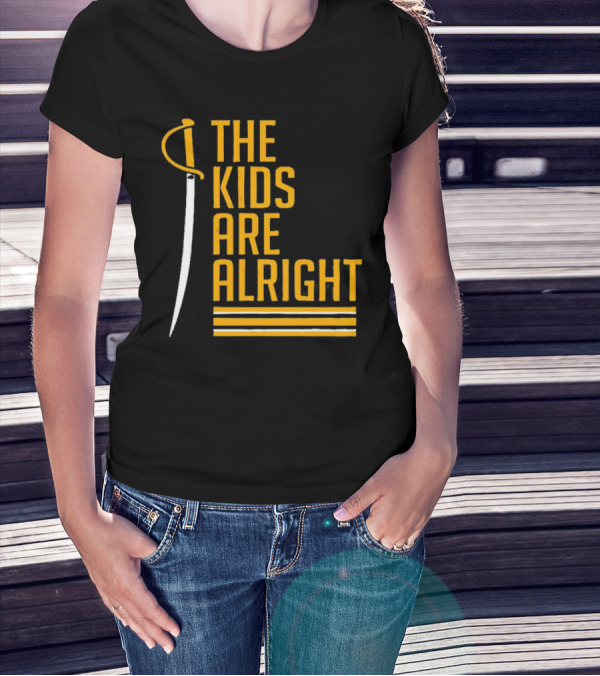 The Kids Are Alright Buffalo Sabres Sword And Stripe T-Shirt