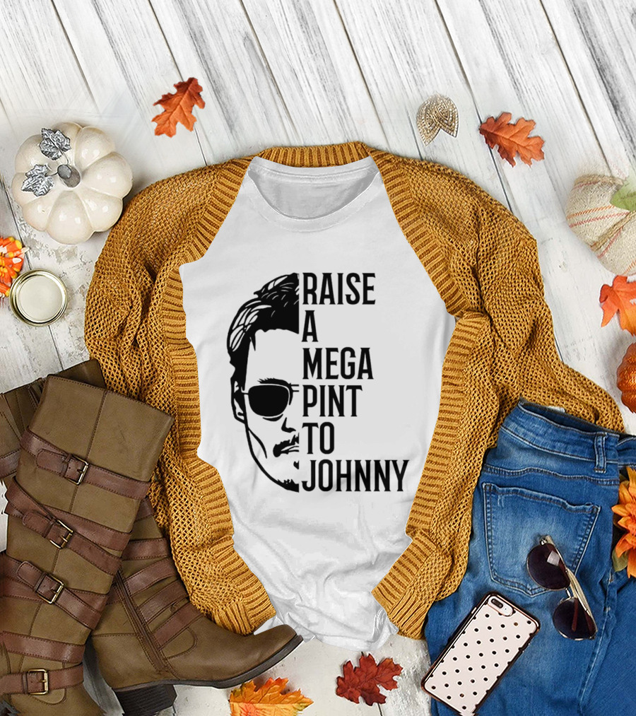 Raise A Mega Pint To Johnny T-Shirt