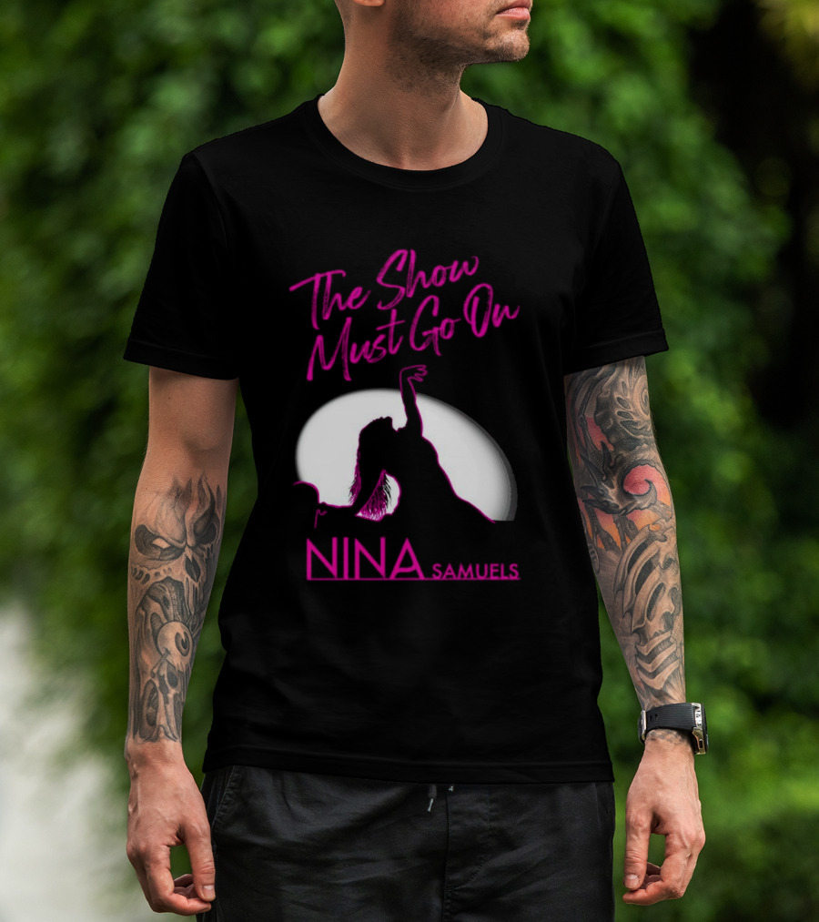 Nina Samuels The Show Must Go On Spotlight T-Shirt