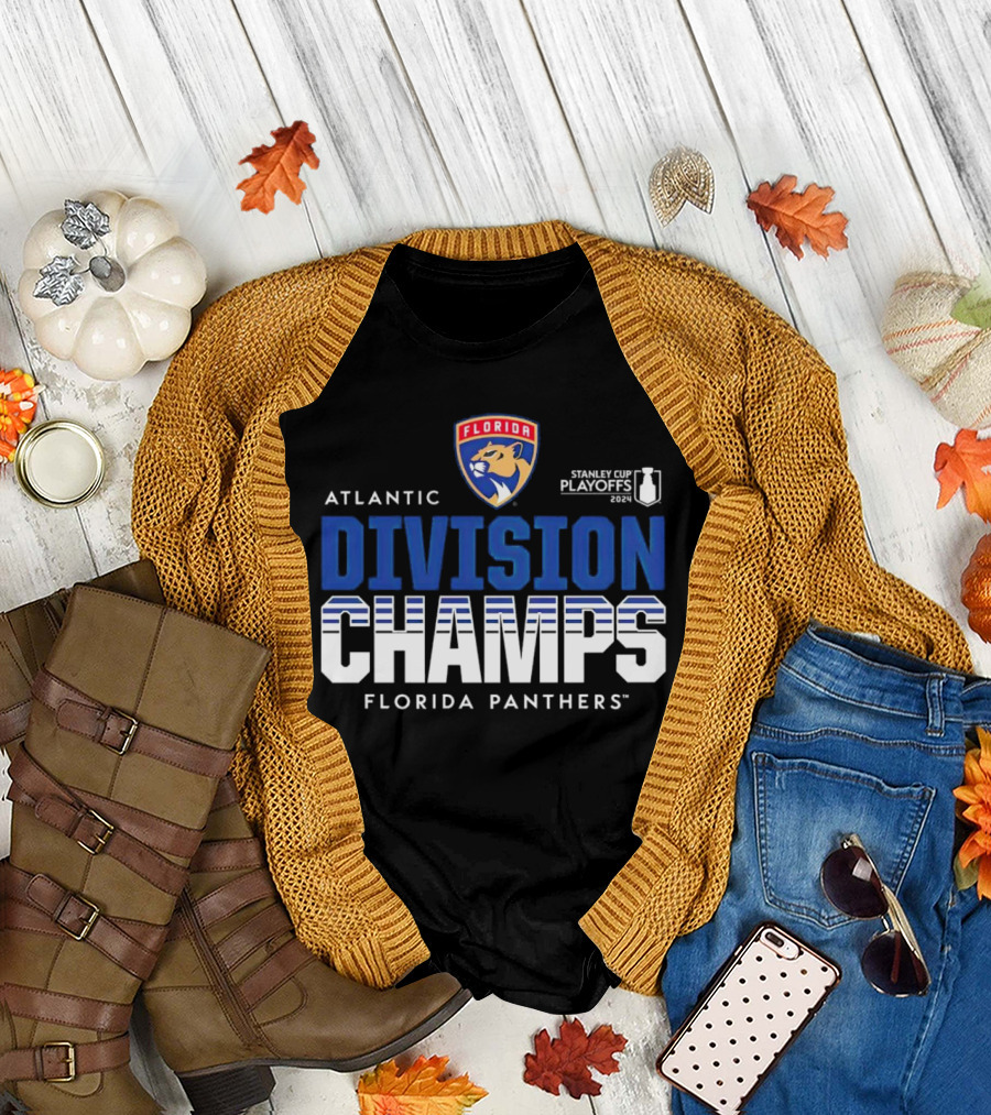 Florida Panthers Atlantic Division Champs Stanley Cup Playoffs T-Shirt