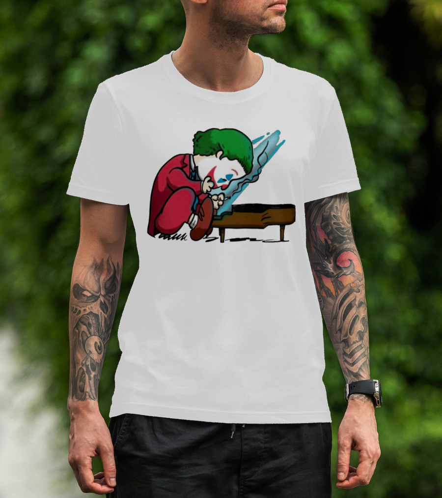 Joker Playing The Piano In Peanuts Charlie Brown T-Shirt