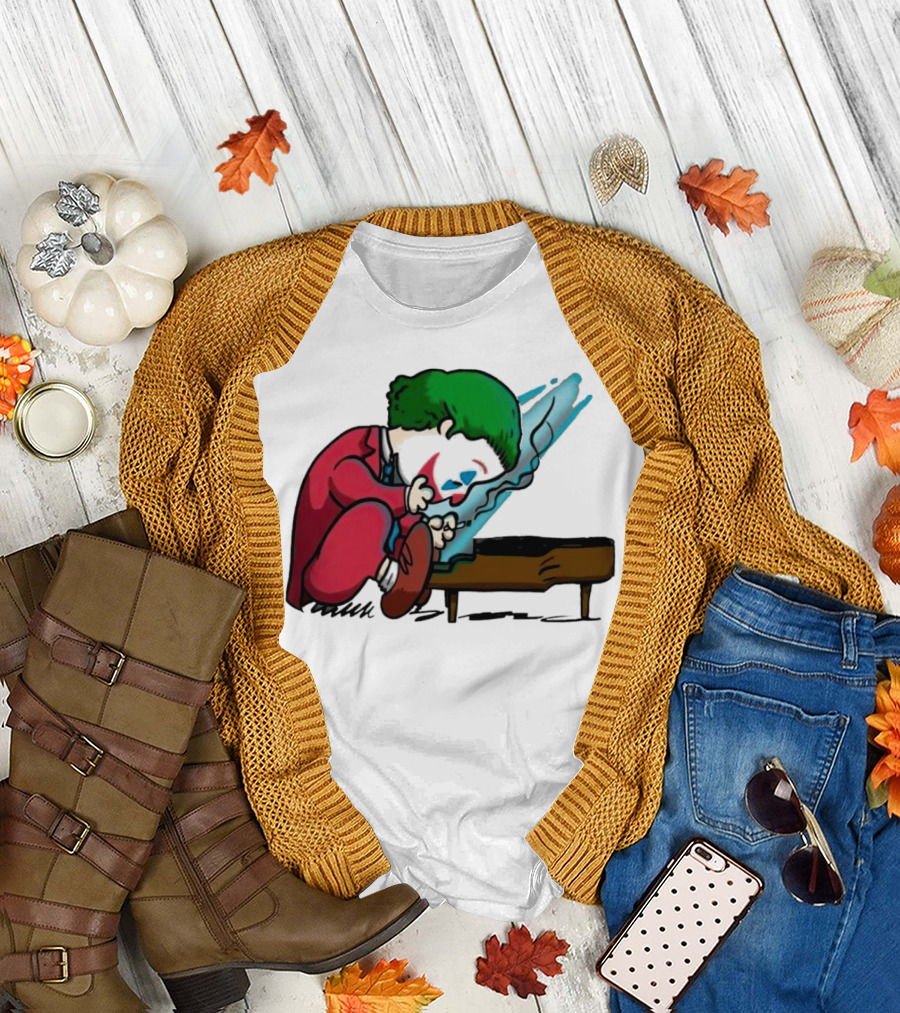 Joker Playing The Piano In Peanuts Charlie Brown T-Shirt