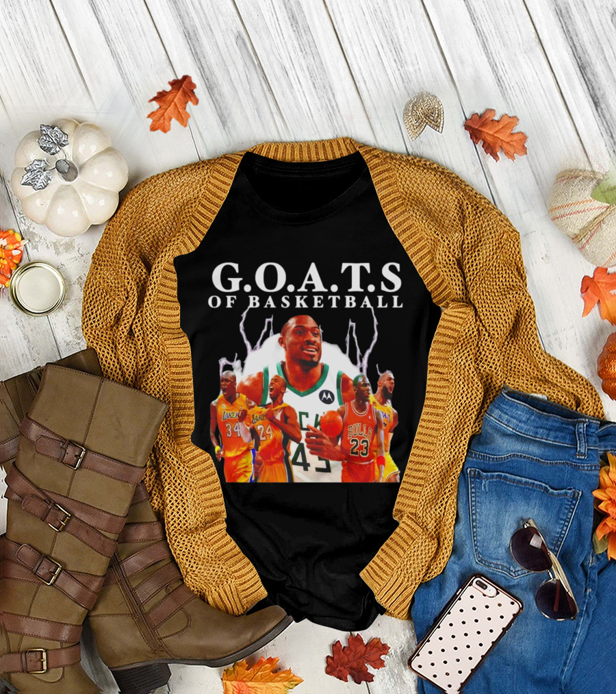 G.O.A.T.S of Basketball NBA Players Legends T-Shirt