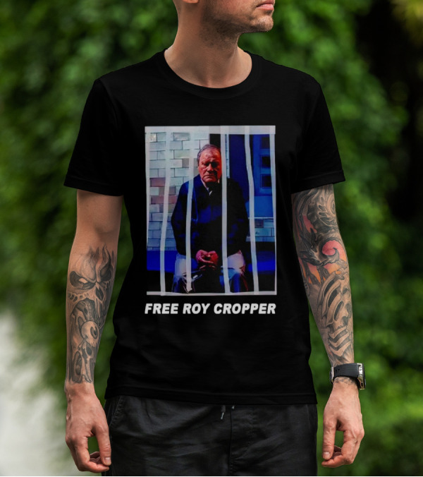 Coronation Street Free Roy Cropper Jail Image T-Shirt