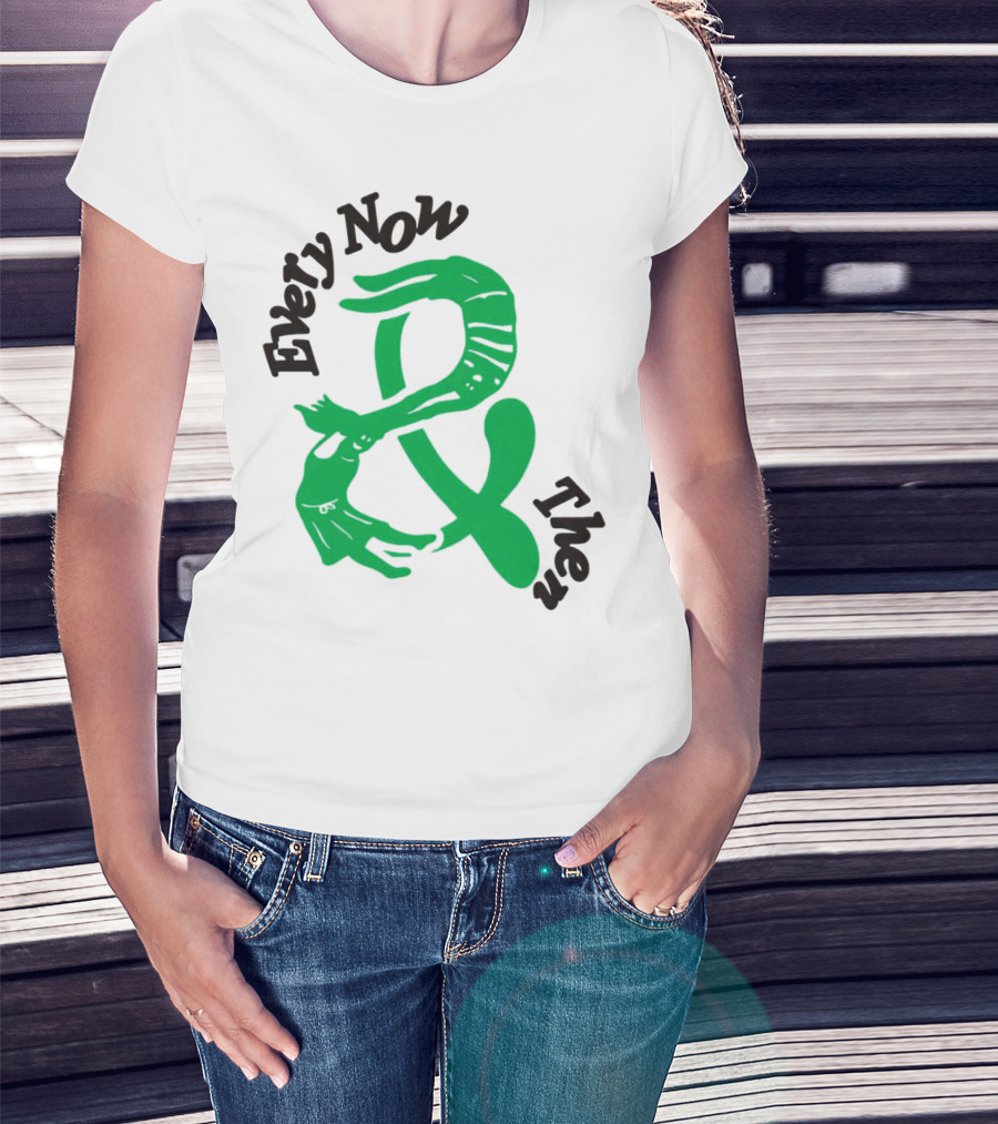 Every Now And Then Skeleton Green Dance T-Shirt