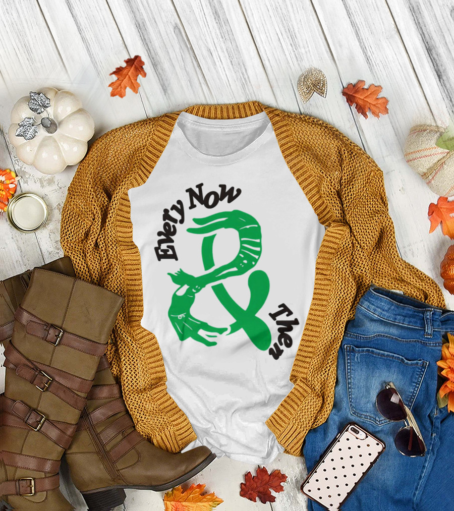 Every Now and Then Skeleton Green Dance T-Shirt