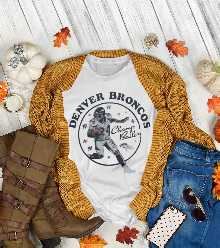 Denver Broncos Champ Bailey Football Legend T-Shirt