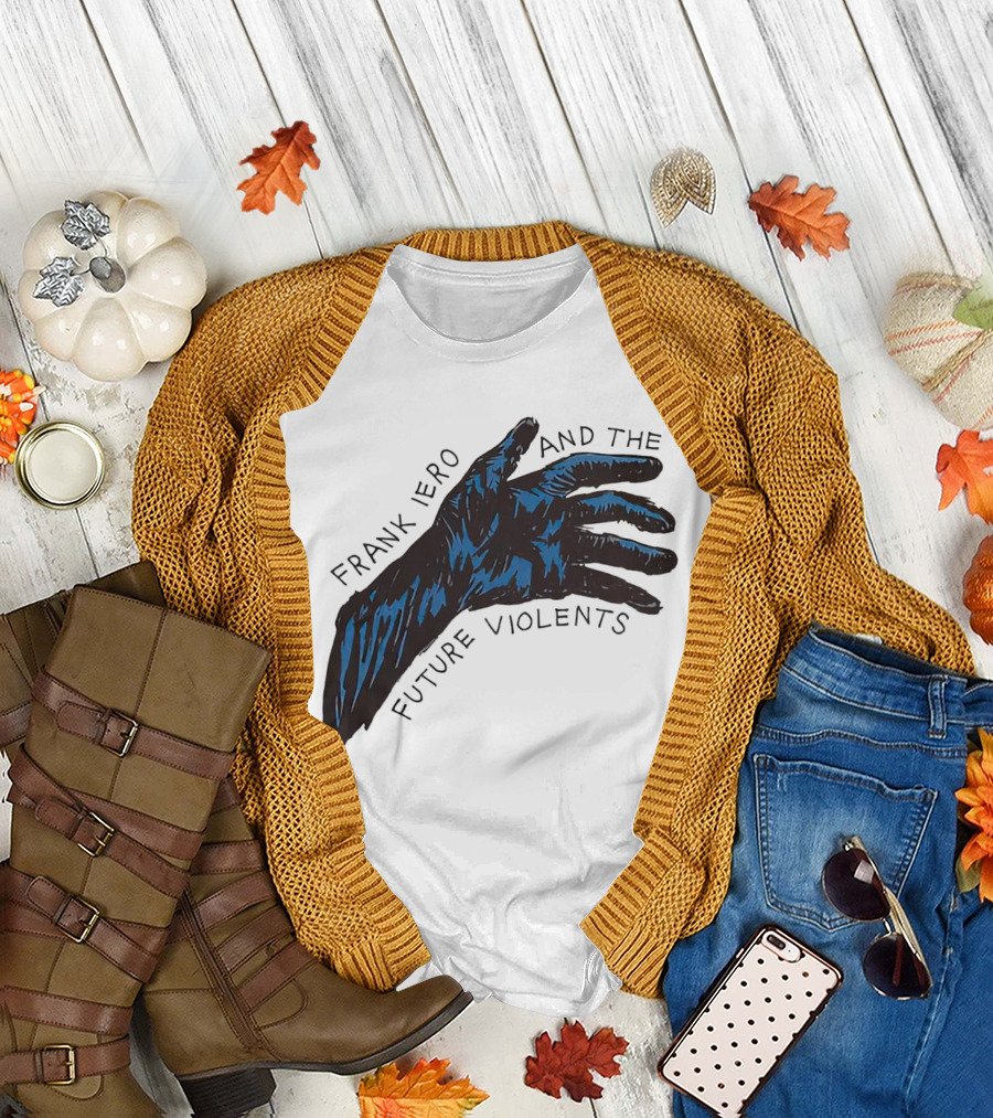 Frank Iero and the Future Violents Blue Hand T-Shirt