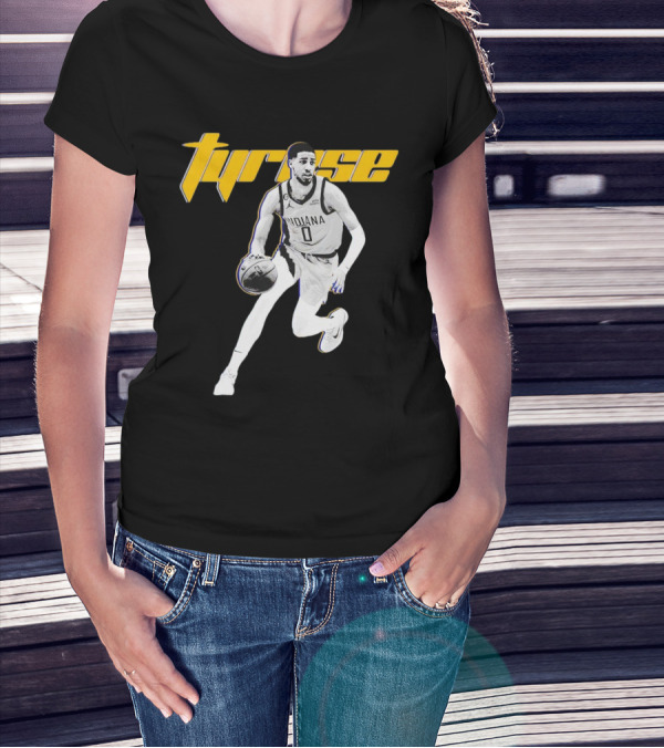 Tyrese Haliburton 0 Indiana Pacers Basketball Player T-Shirt